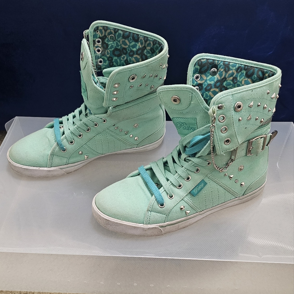Pastry denim hightop sneakers!